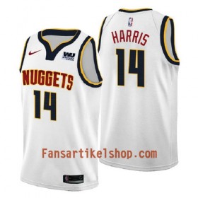 Denver Nuggets Trikot Gary Harris 14 2018-2019 Nike Weiß Swingman - Herren